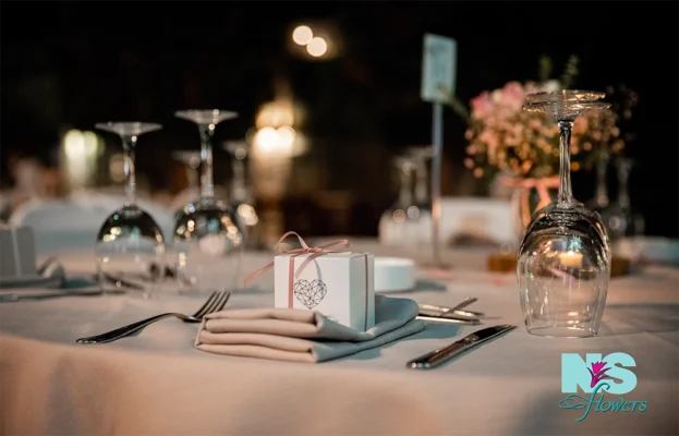 Μπομπονιέρα κουτακι καρδιά πολυγωνική